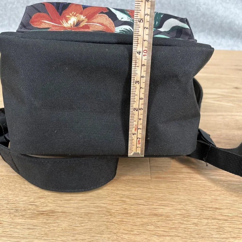 Herschel Supply Co Nova Mini Backpack OS Dark Summer Floral Black EUC